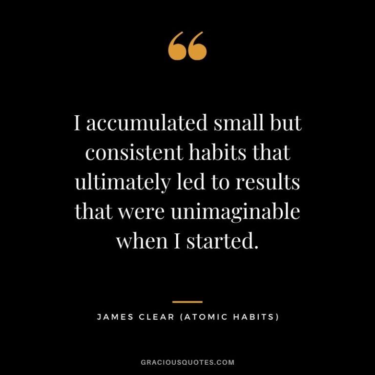 james clear quotes on habits