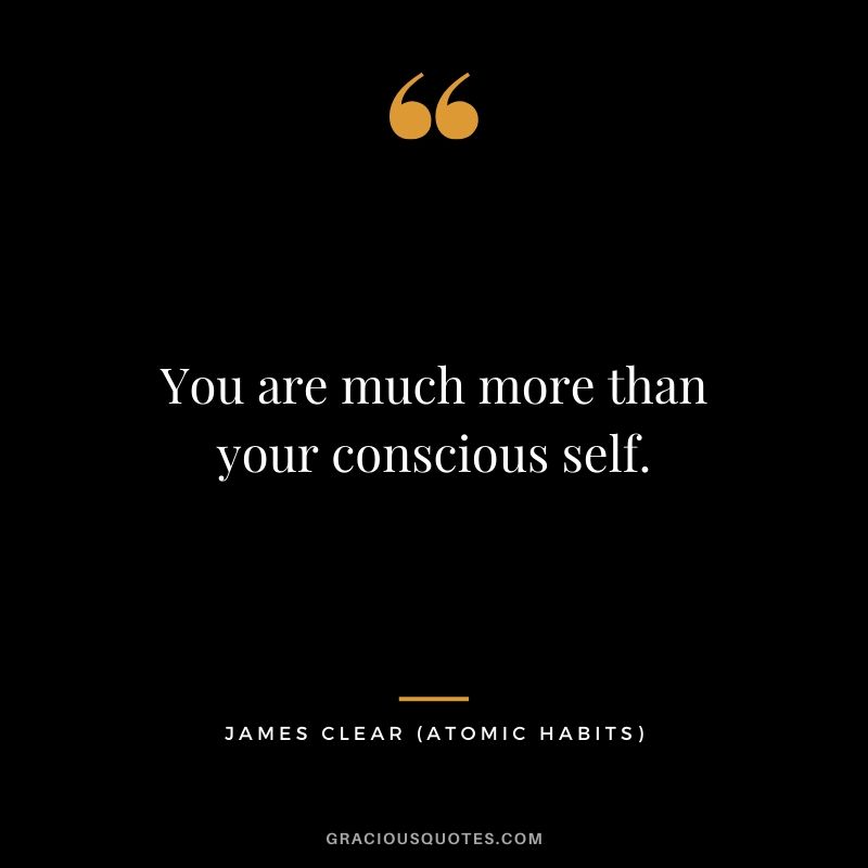 You are much more than your conscious self.