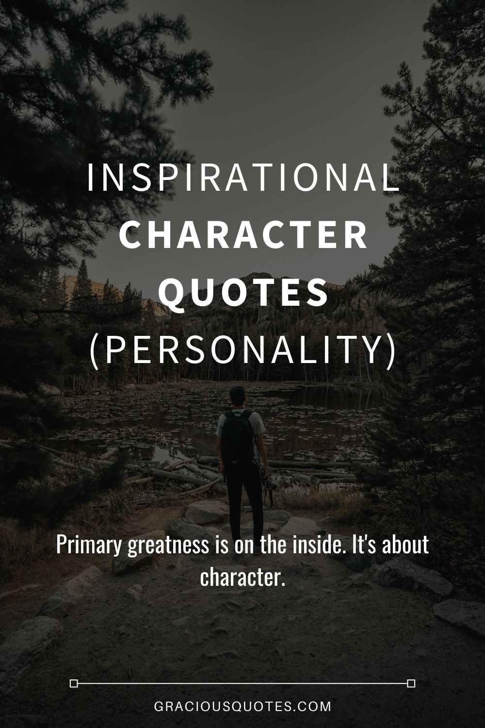 Inspirational Character Quotes (PERSONALITY) - Gracious Quotes