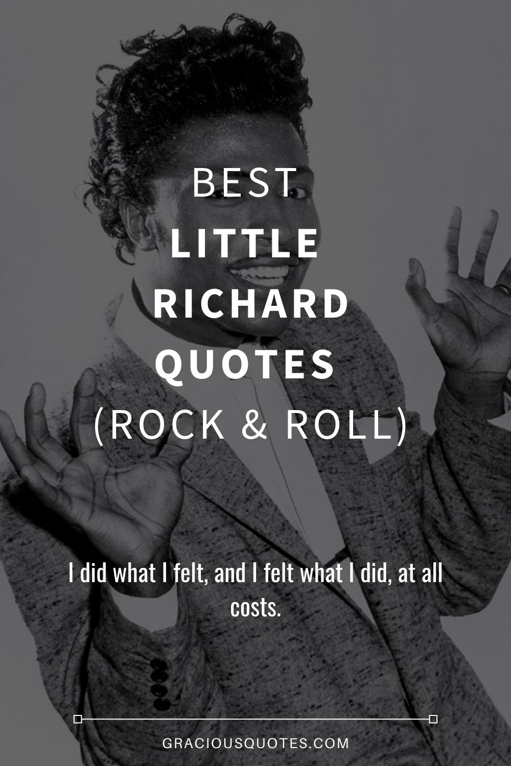 Best Little Richard Quotes (ROCK & ROLL) - Gracious Quotes