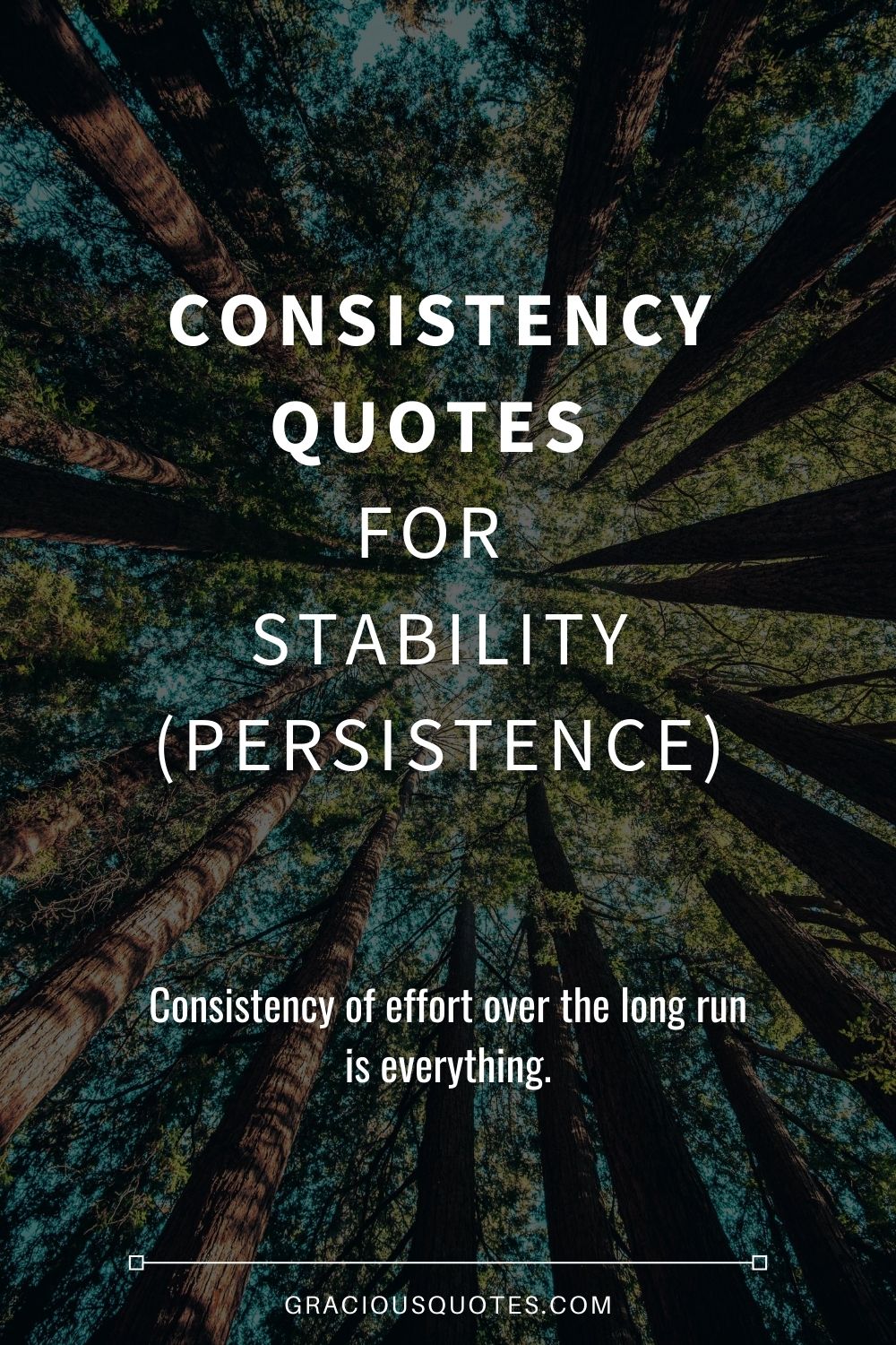 Consistency Quotes for Stability (PERSISTENCE) - Gracious Quotes