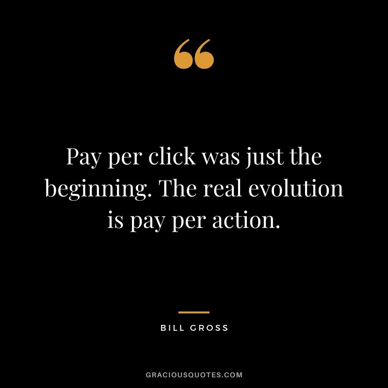 Pay per click was just the beginning. The real evolution is pay per action.