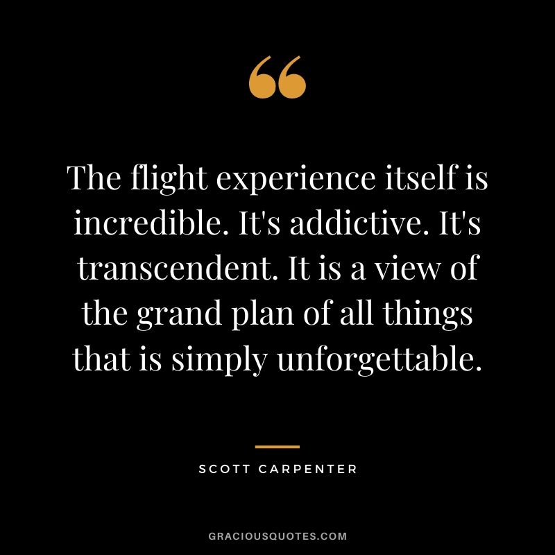The flight experience itself is incredible. It's addictive. It's transcendent. It is a view of the grand plan of all things that is simply unforgettable.