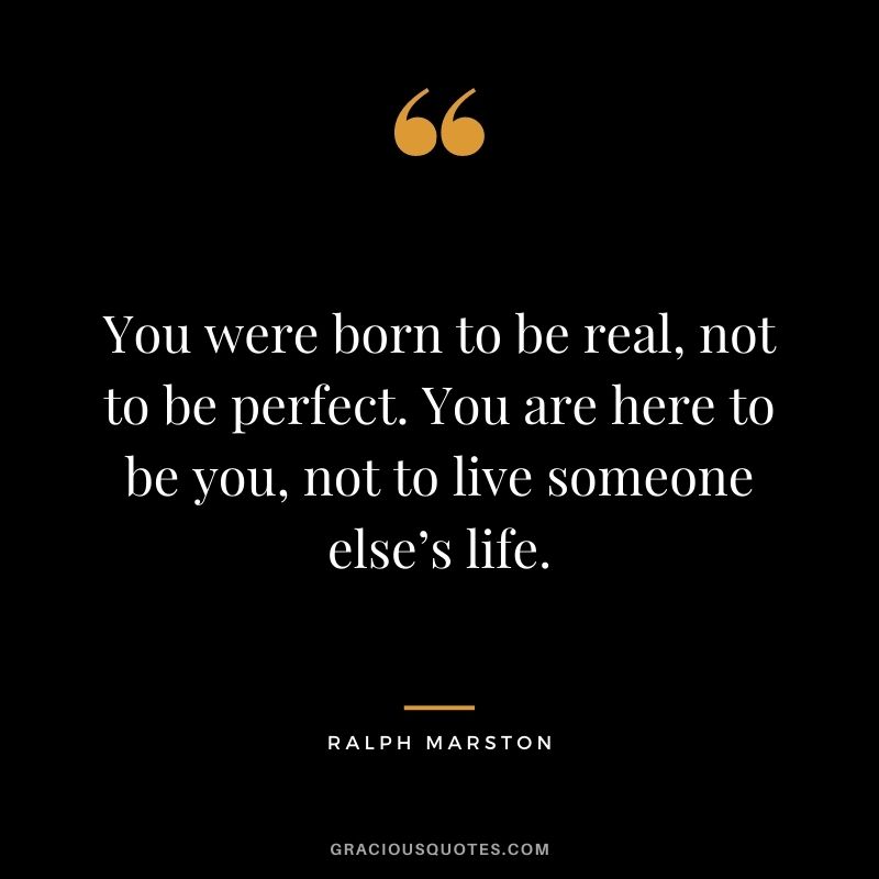 quotes about being perfect