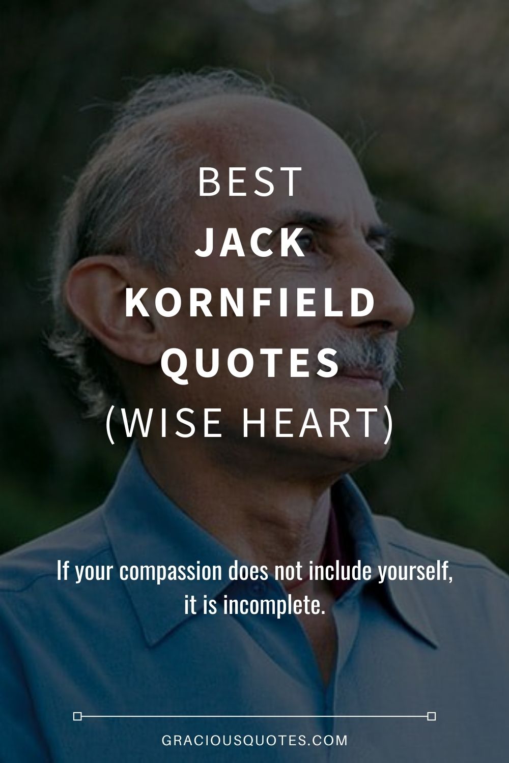 Best Jack Kornfield Quotes (WISE HEART) - Gracious Quotes