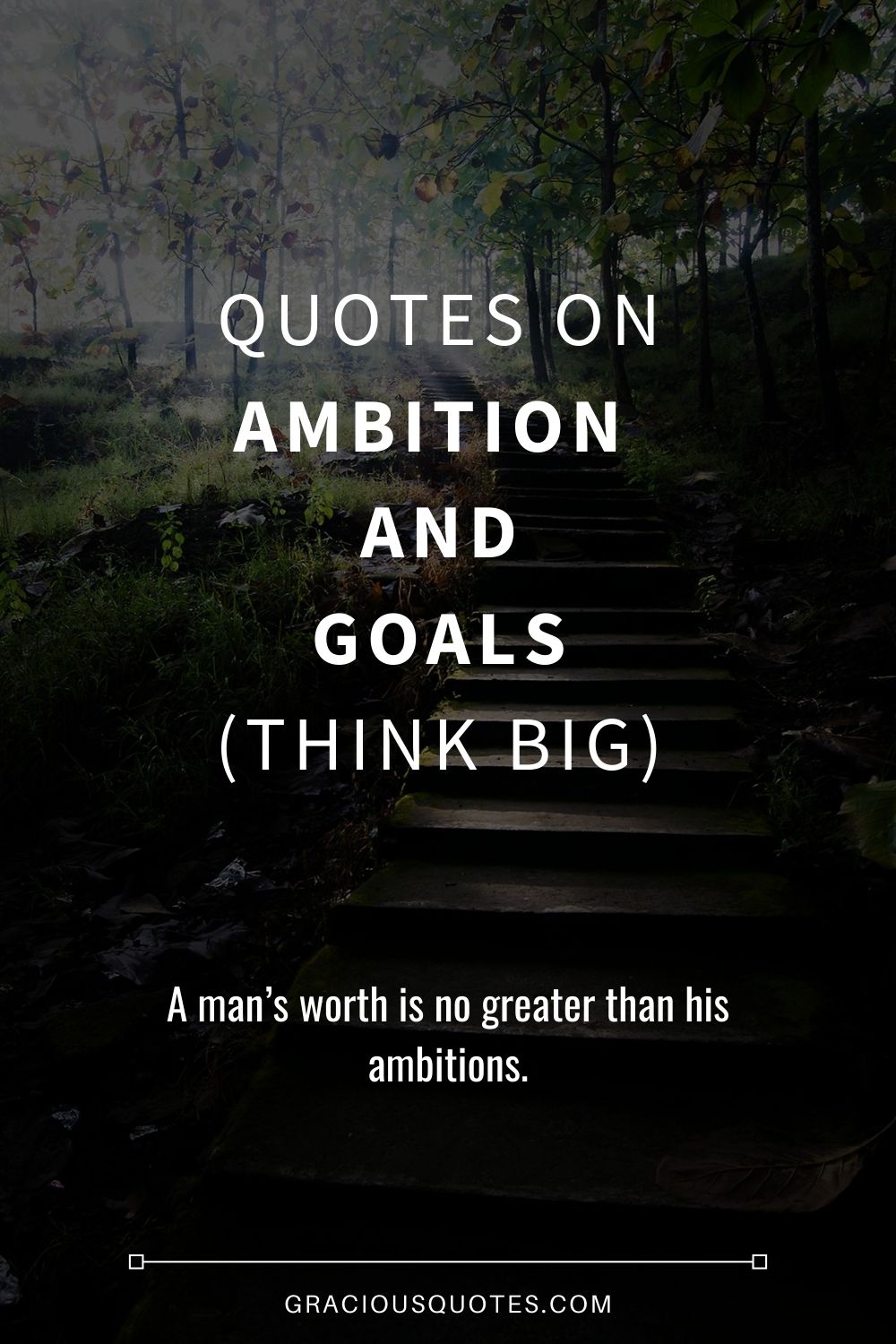 Quotes on Ambition and Goals (THINK BIG) - Gracious Quotes