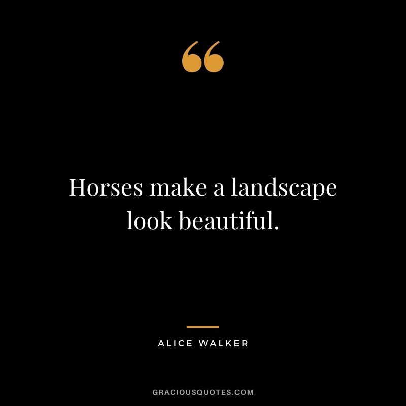 Horses make a landscape look beautiful.
