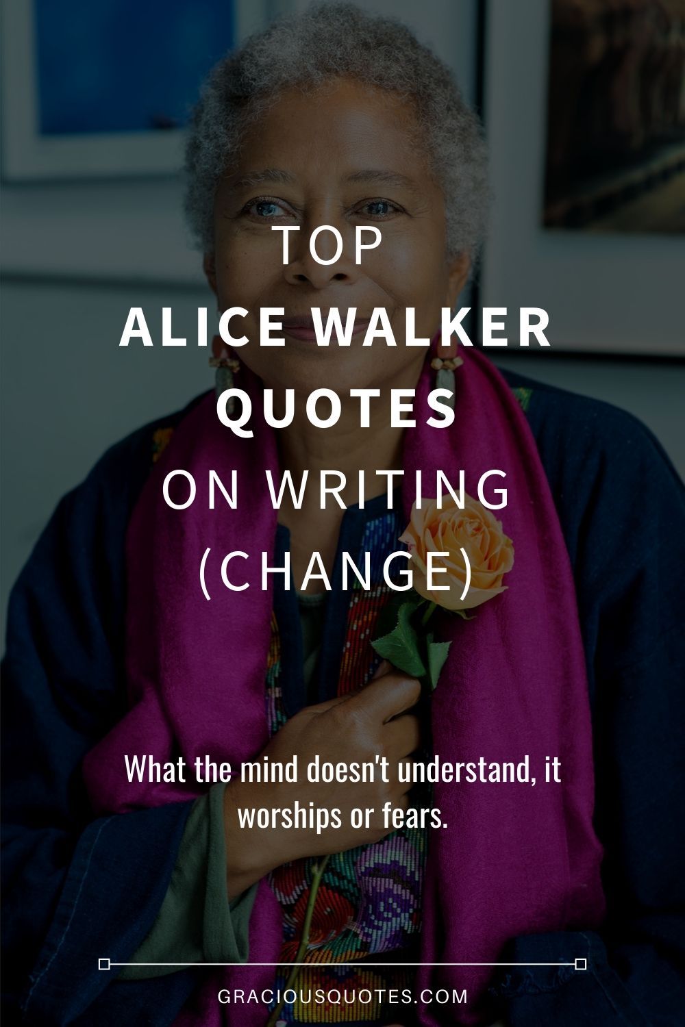 Top Alice Walker Quotes on Writing (CHANGE) - Gracious Quotes (EDITED)