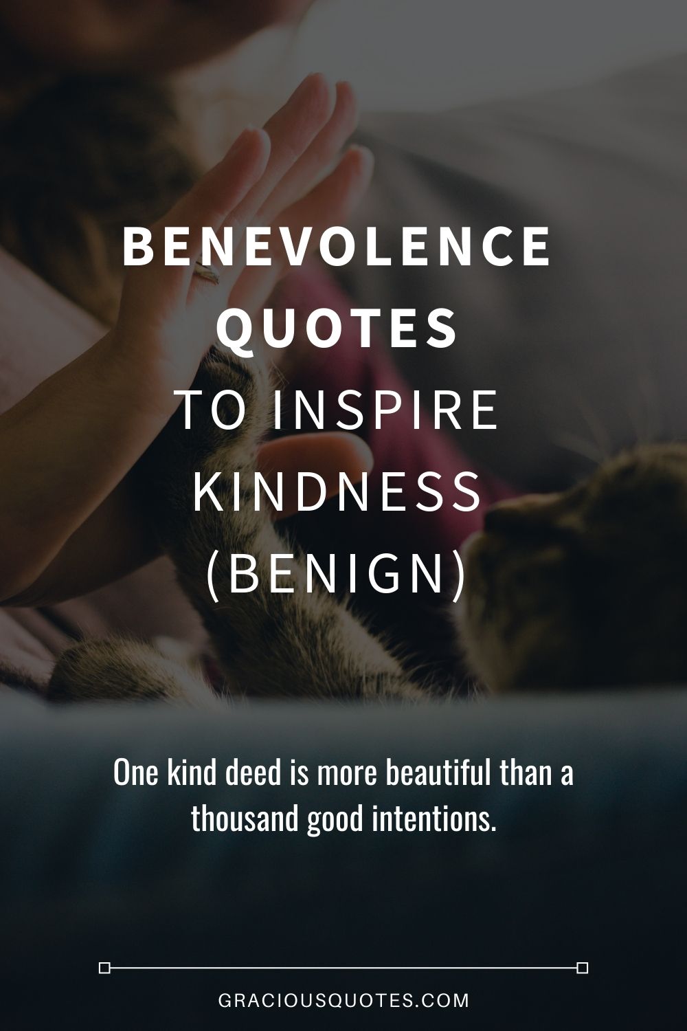 Benevolence Quotes to Inspire Kindness (BENIGN) - Gracious Quotes