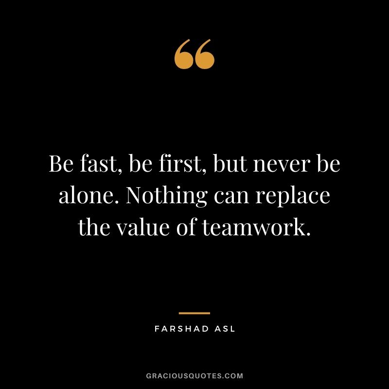 the value of teamwork
