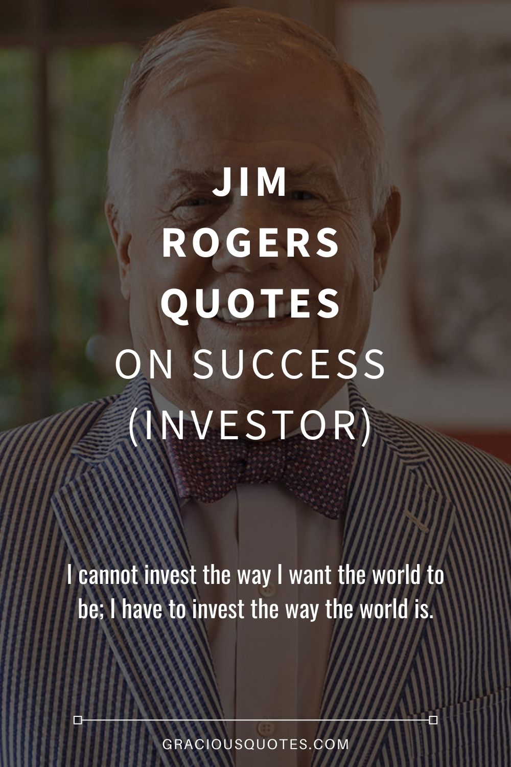 Jim Rogers Quotes on Success (INVESTOR) - Gracious Quotes