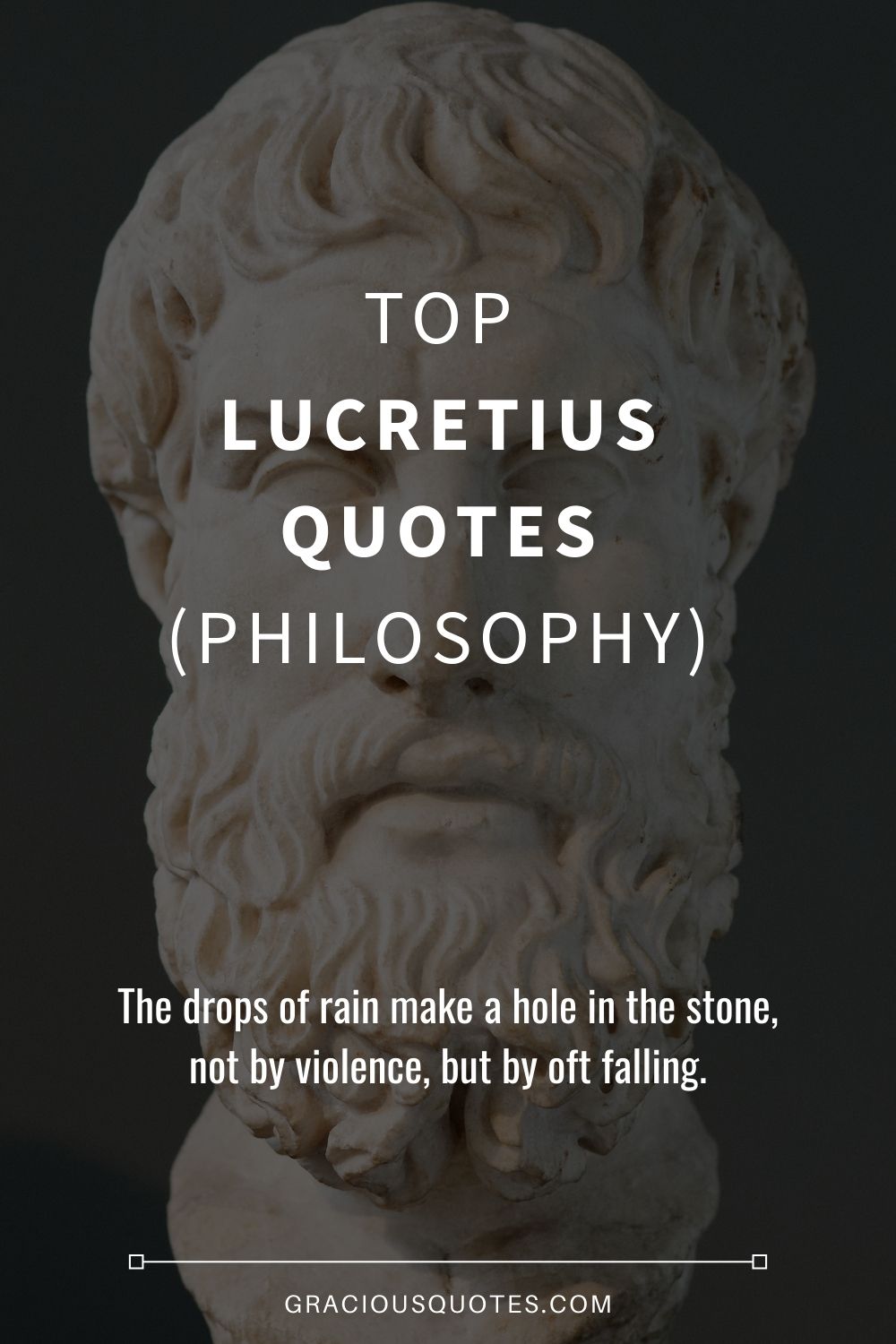 Top Lucretius Quotes (PHILOSOPHY) - Gracious Quotes
