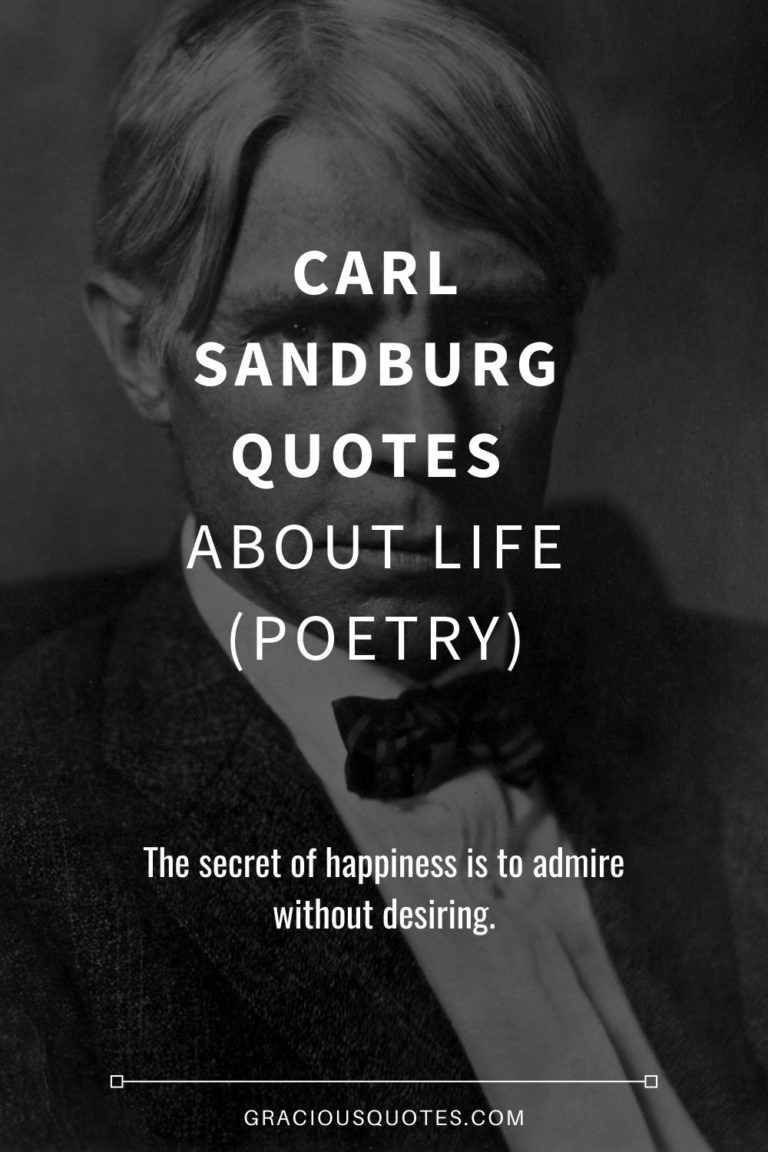 46 Carl Sandburg Quotes About Life (POETRY)