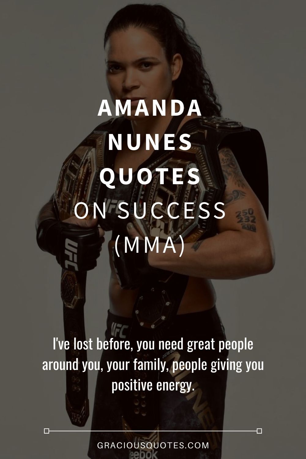 Amanda Nunes Quotes on Success (MMA) - Gracious Quotes