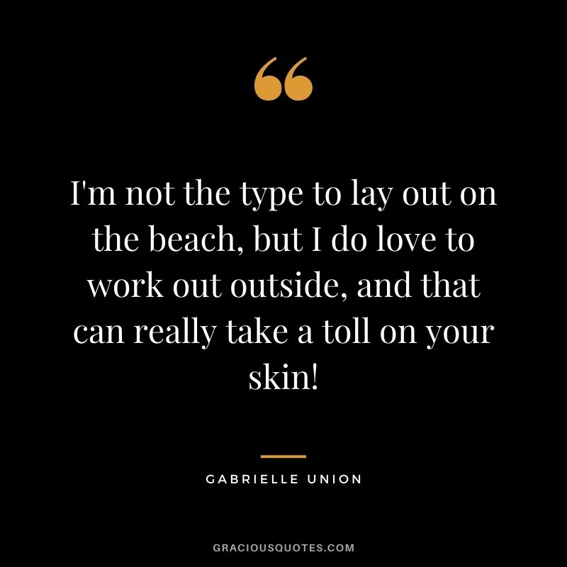 I'm not the type to lay out on the beach, but I do love to work out outside, and that can really take a toll on your skin!