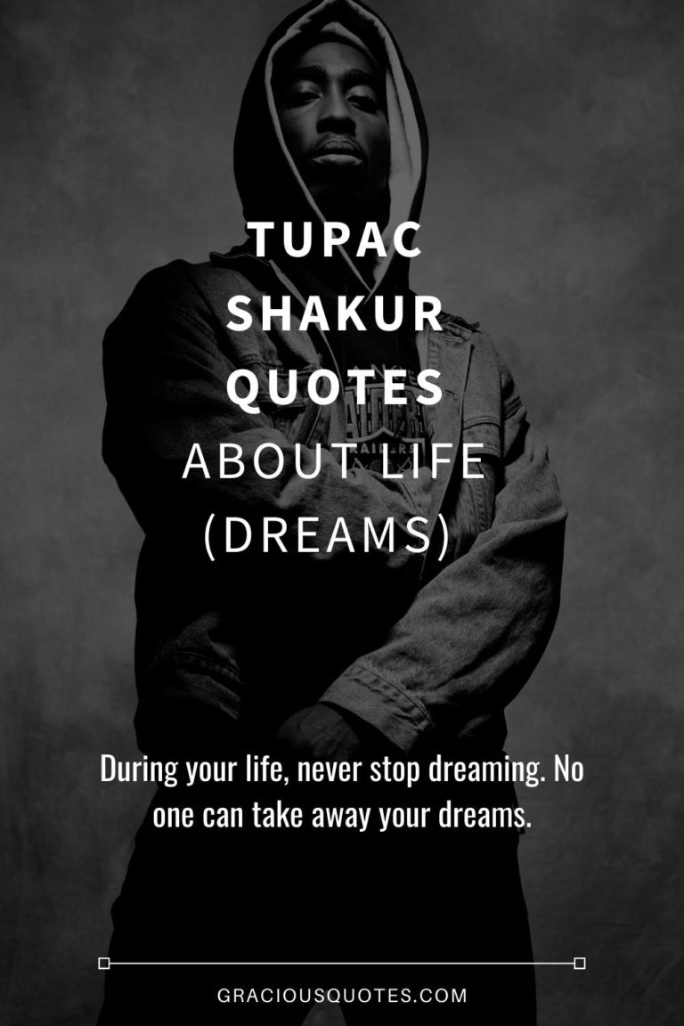 58 Tupac Shakur Quotes About Life (DREAMS)