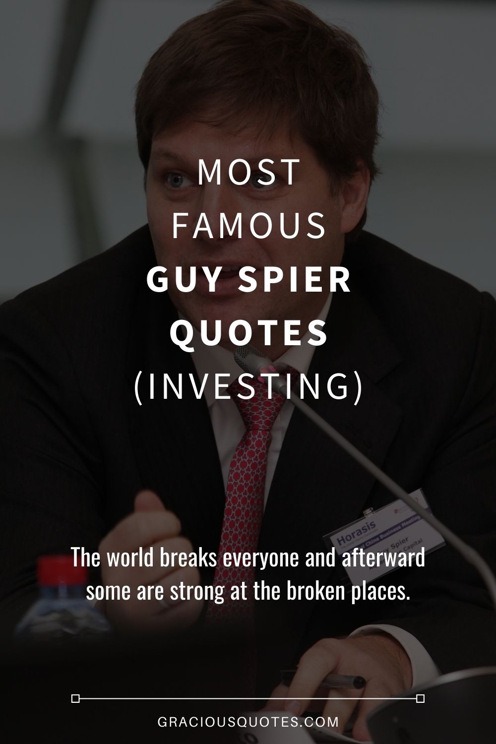 Most Famous Guy Spier Quotes (INVESTING) - Gracious Quotes
