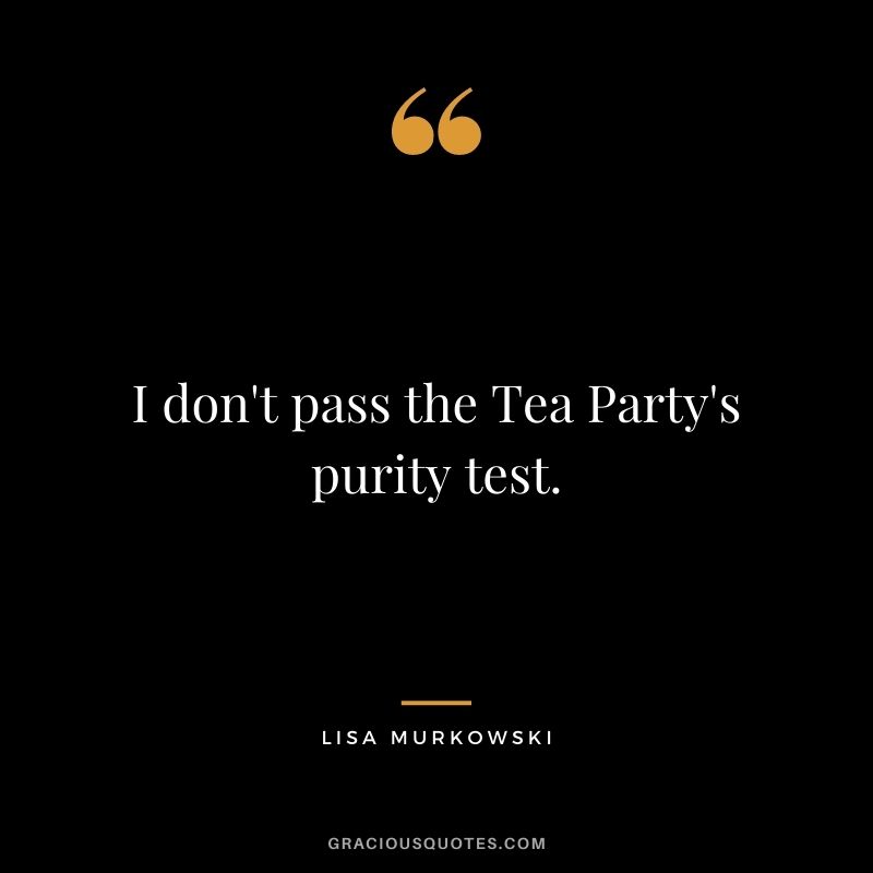 I don't pass the Tea Party's purity test.