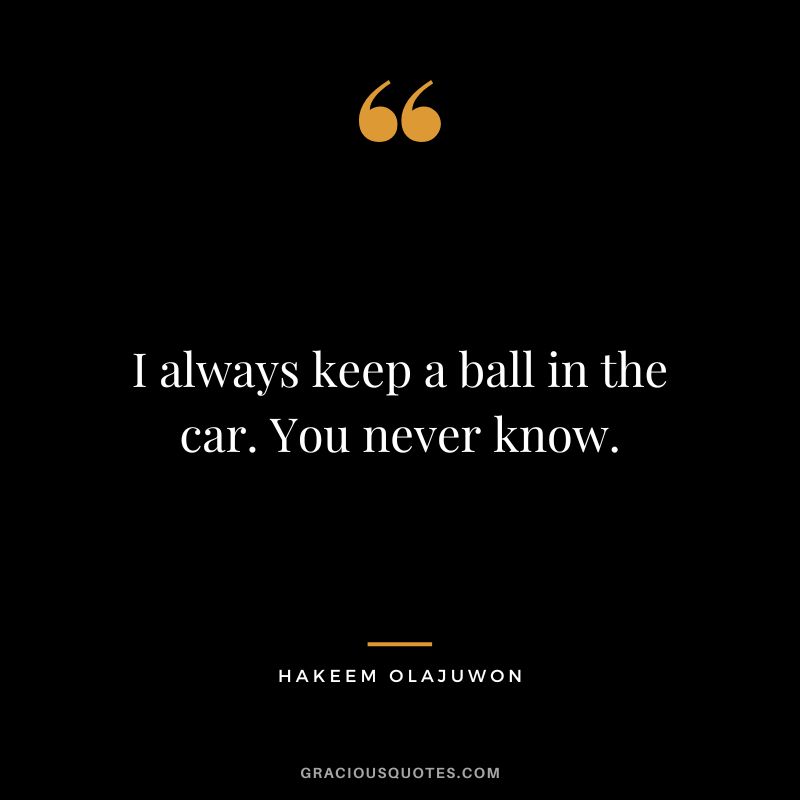 I always keep a ball in the car. You never know.