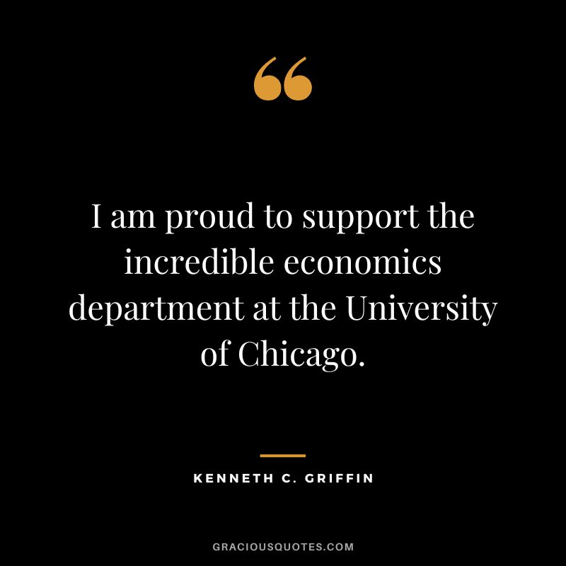I am proud to support the incredible economics department at the University of Chicago.