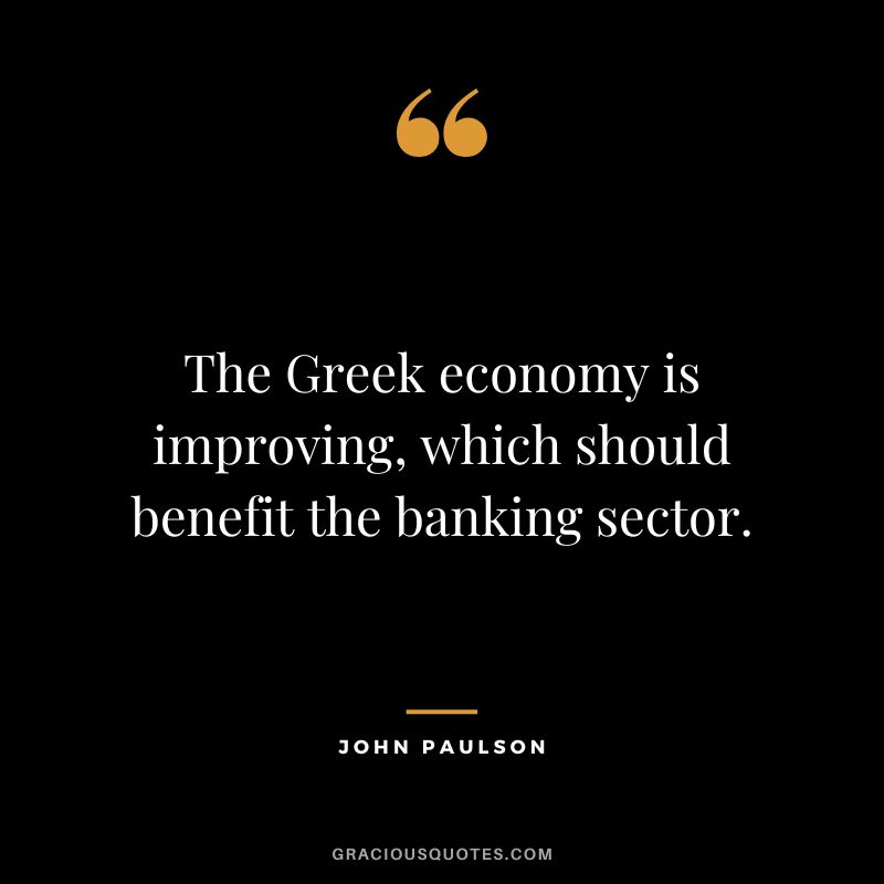 The Greek economy is improving, which should benefit the banking sector.