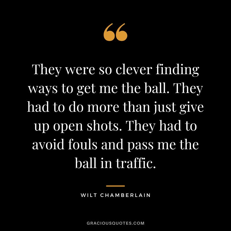 They were so clever finding ways to get me the ball. They had to do more than just give up open shots. They had to avoid fouls and pass me the ball in traffic.
