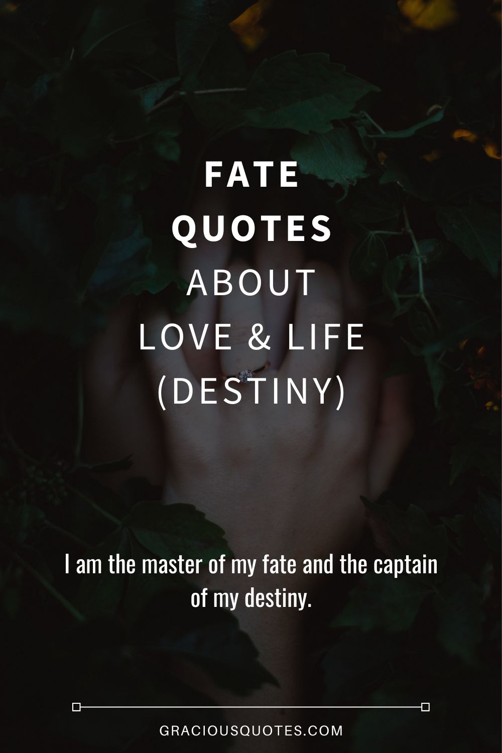 Fate Quotes About Love & Life (DESTINY) - Gracious Quotes