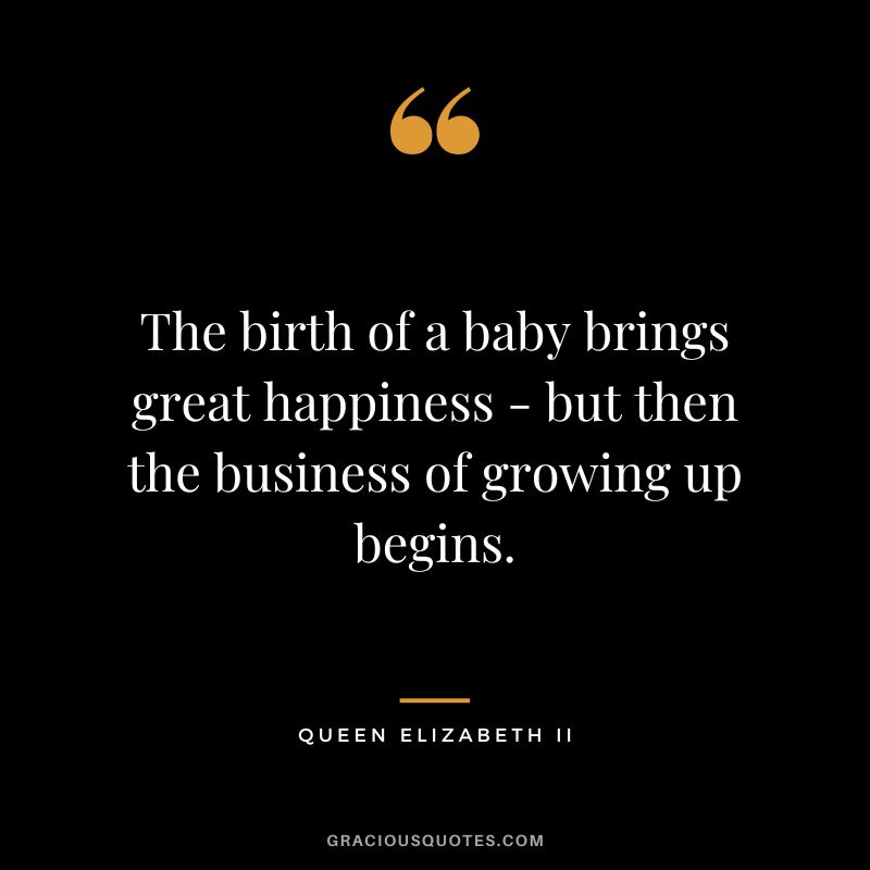 The birth of a baby brings great happiness - but then the business of growing up begins.