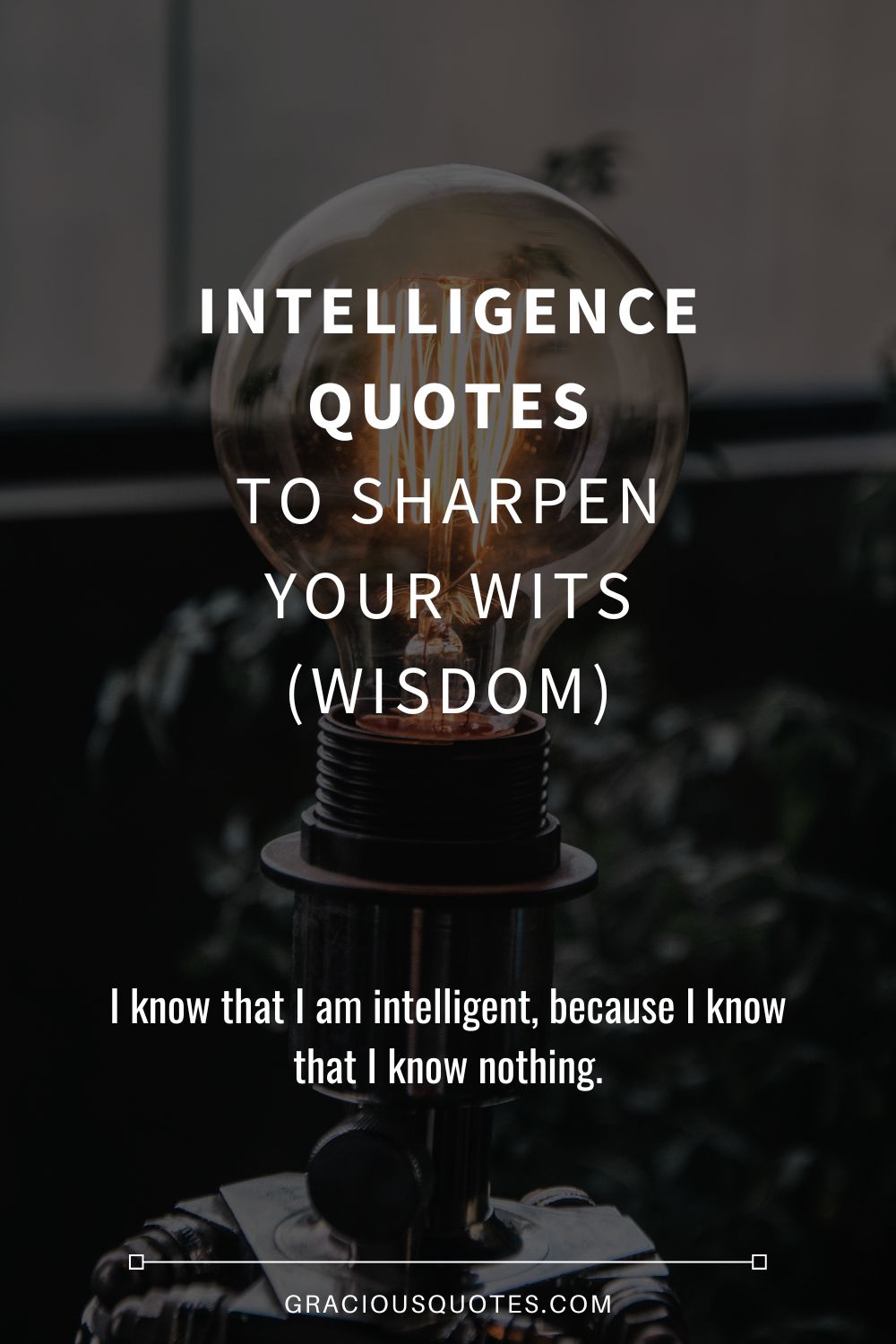 Intelligence Quotes to Sharpen Your Wits (WISDOM) - Gracious Quotes