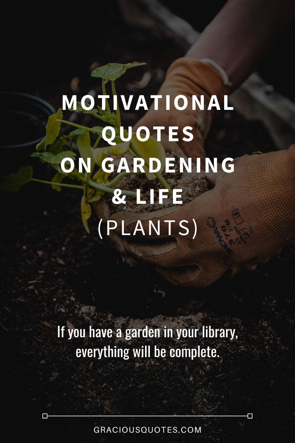 Motivational Quotes on Gardening & Life (PLANTS) - Gracious Quotes