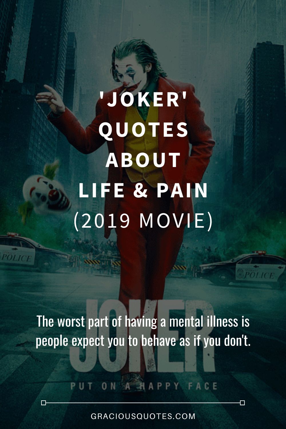 'Joker' Quotes About Life & Pain (2019 MOVIE) - Gracious Quotes