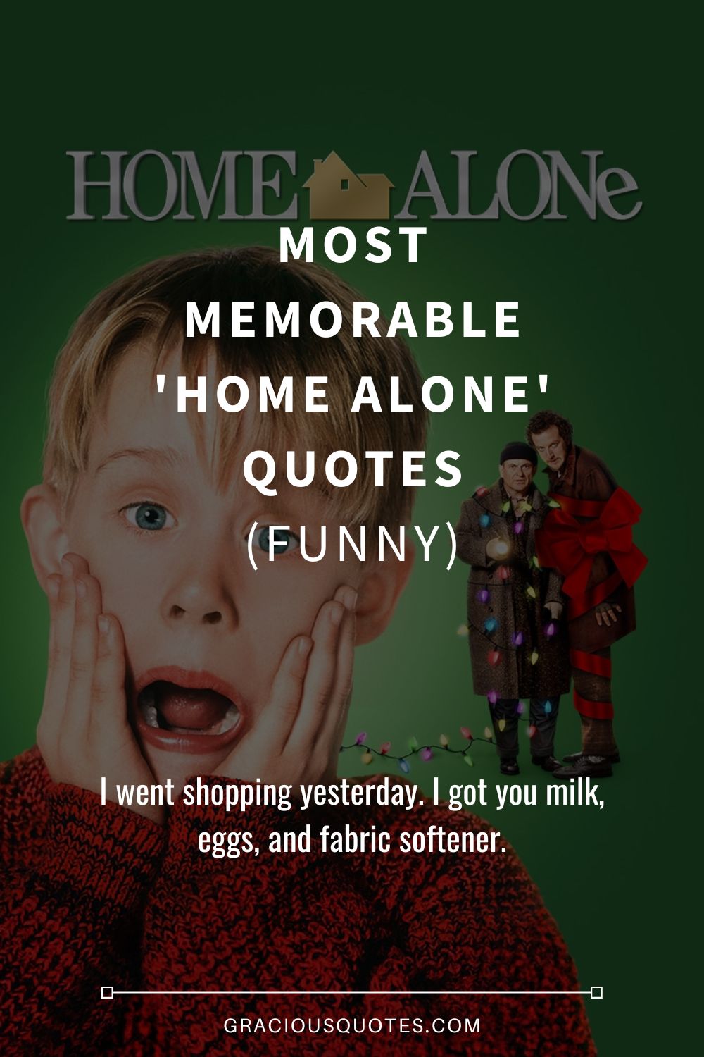 Most Memorable 'Home Alone' Quotes (FUNNY) - Gracious Quotes