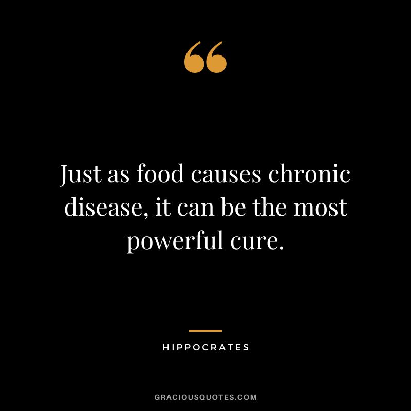 Just as food causes chronic disease, it can be the most powerful cure.