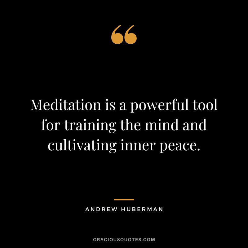 Meditation is a powerful tool for training the mind and cultivating inner peace.