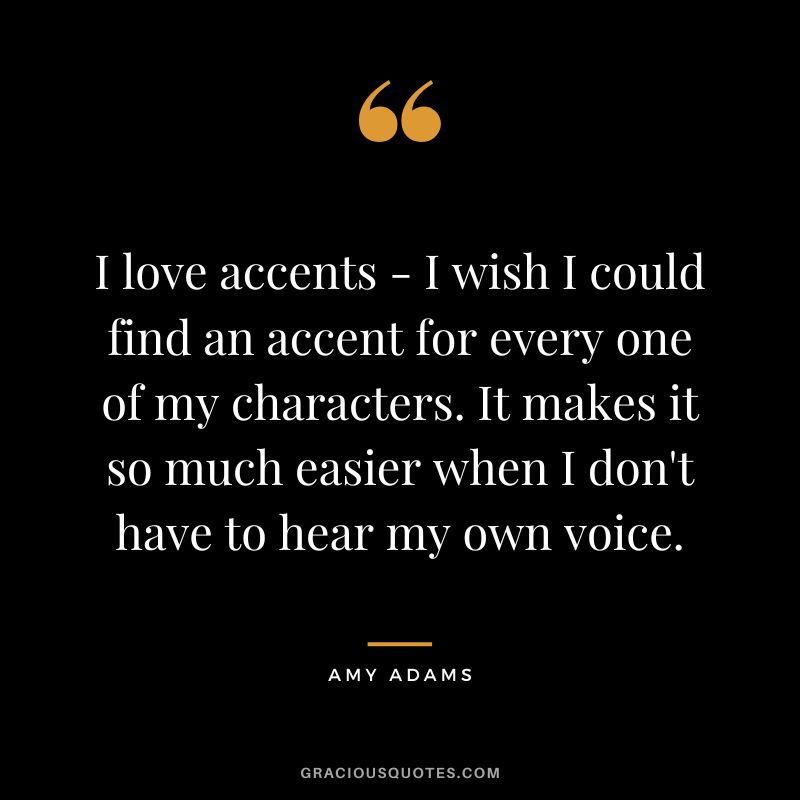 I love accents - I wish I could find an accent for every one of my characters. It makes it so much easier when I don't have to hear my own voice.