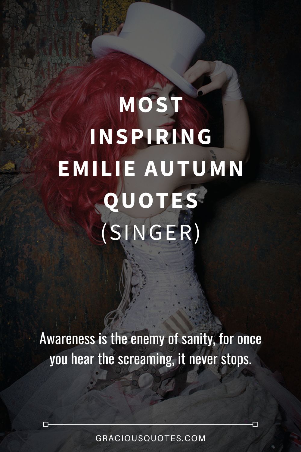 Most Inspiring Emilie Autumn Quotes (SINGER) - Gracious Quotes