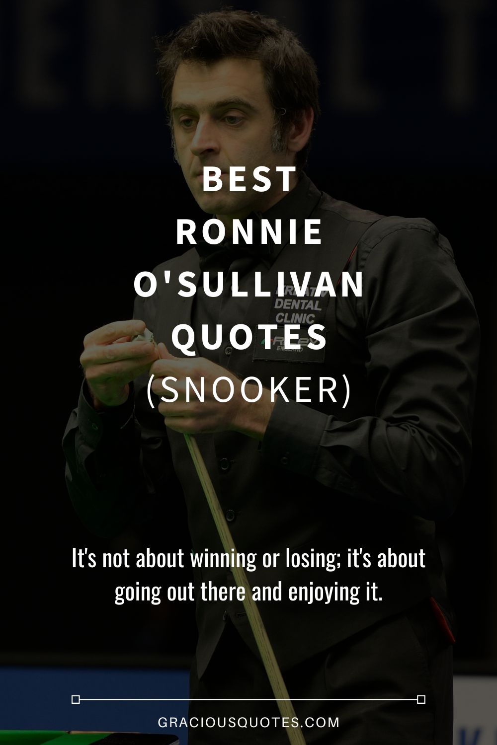Best Ronnie O'Sullivan Quotes (SNOOKER) - Gracious Quots