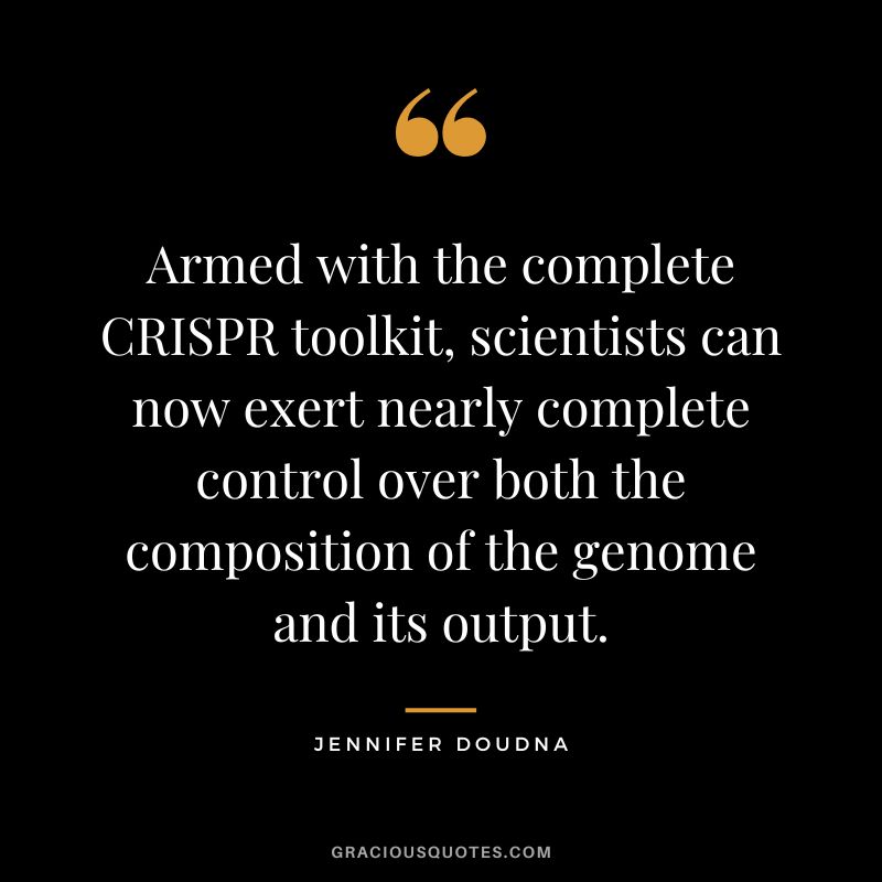 Armed with the complete CRISPR toolkit, scientists can now exert nearly complete control over both the composition of the genome and its output.